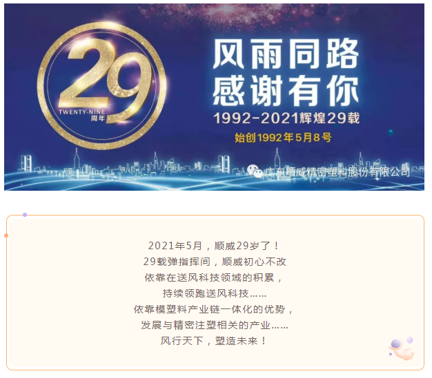 29周年|順威29載，風(fēng)雨同路，感謝有你！